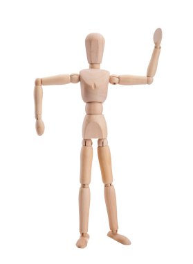 ahşap vitrin mankeni