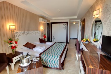 Otel odası.
