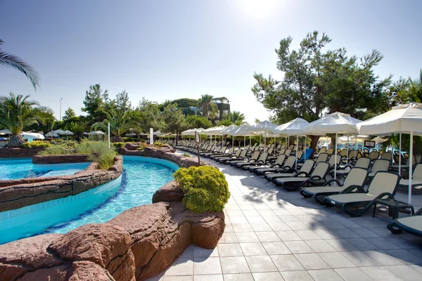 Swimming pool beauty — Stock Photo, Image