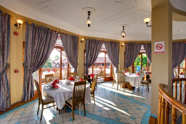 Restaurant in het hotel — Stockfoto