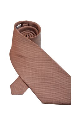 izole kahverengi kravat