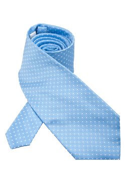 hafif mavi kravat izole