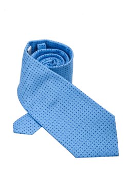 hafif mavi kravat izole