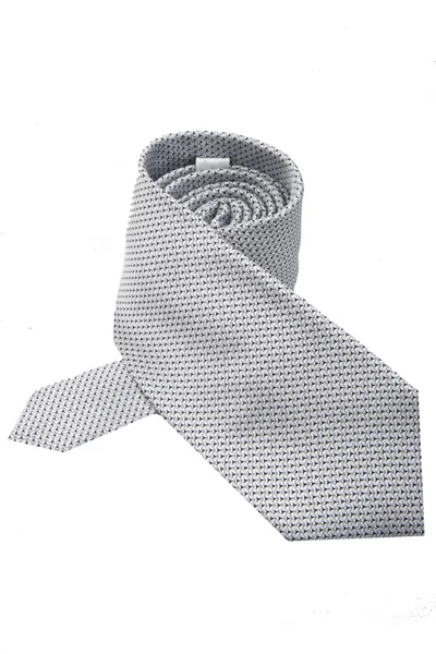 Cravate grise isolée — Photo