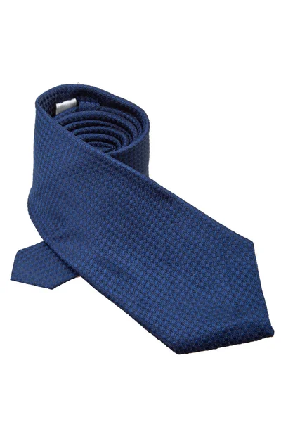 Blue tie isolated — Stock Photo, Image