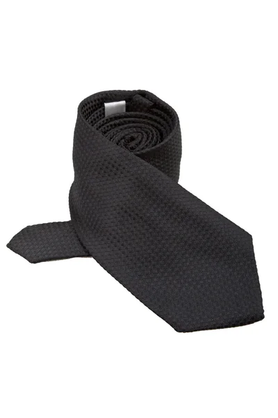 孤立的黑色领带 — 图库照片