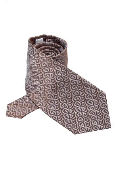 Cravatta marrone isolato — Foto Stock