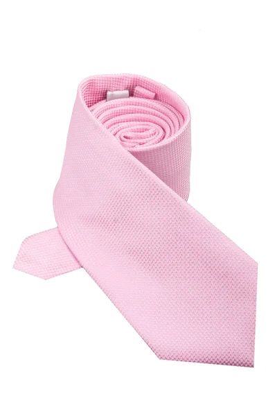 Pink tie isolated — Stock Photo, Image