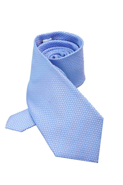 Hellblaue Krawatte isoliert — Stockfoto