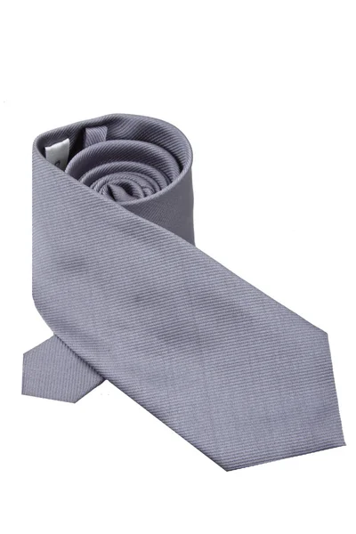 Gray tie isolated — Stock Photo, Image