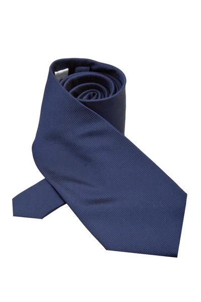 Blue tie isolated — Stock Photo, Image