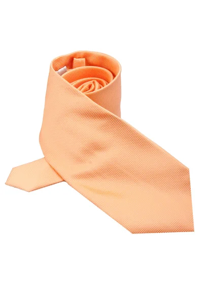 Orange tie isolated — Stock Photo, Image