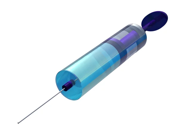 Syringe and needle — Stock Photo, Image