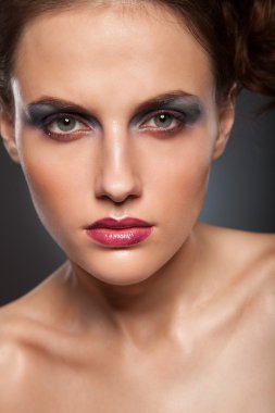 seksi güzellik kız kırmızı dudaklar