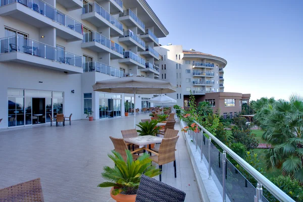 Terraza en el hotel — Foto de Stock