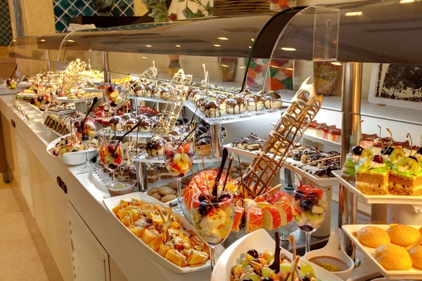 Buffet with different appetizers — Stock Photo, Image