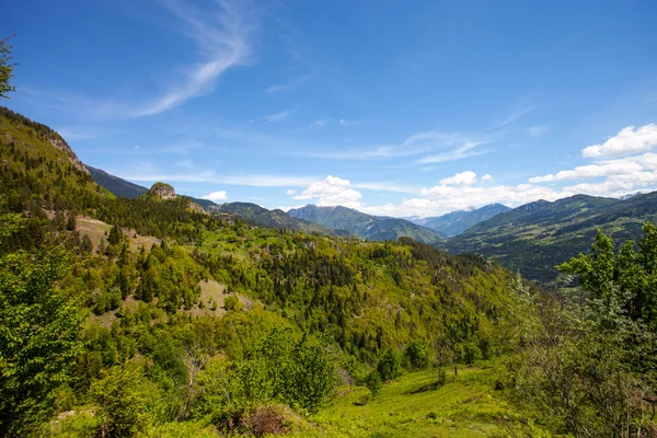 Horská krajina v Gruzii, Kavkaz — Stock fotografie