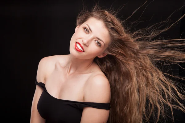 Mujer emocional con maquillaje —  Fotos de Stock