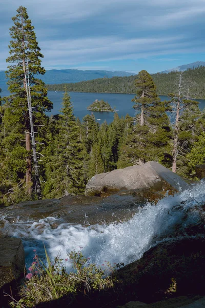 Emerald Bay Lake Tahoe Schöne Aussicht Auf Den Lake Tahoe — Stockfoto