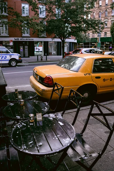 ニューヨークの黄色いタクシー 90年代のニューヨーク市タクシー — ストック写真