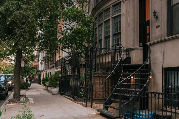 Rua Cidade Nova York Durante Verão — Fotografia de Stock