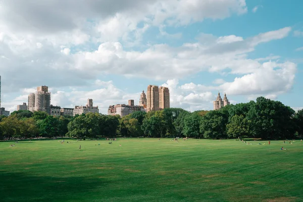 Άποψη Του Midtown Από Central Park Στη Νέα Υόρκη Central — Φωτογραφία Αρχείου