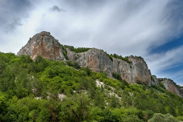 Las rocas están en la Crimea — Foto de Stock