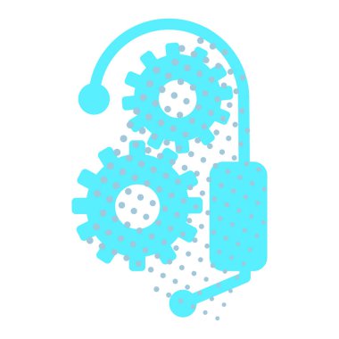 Çağrı merkezi yazılım düz konsept vektör çizimi. Gelen müşteriler web tasarımı için beyaz üzerine 2D karikatür etiketi yapıştırıyorlar. Web sitesi, cep telefonu, sunum için müşteri hizmetleri yaratıcı fikri