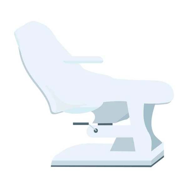 Καρέκλα Σαλονιού Για Πλύσιμο Των Μαλλιών Ημι Επίπεδη Χρώμα Διανυσματικό — Διανυσματικό Αρχείο