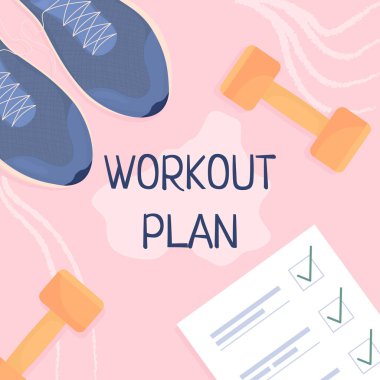 Çalışma planı kart şablonu. Program ve program çalışıyor. Eğitim rutini. Düzenlenebilir sosyal medya postası tasarımı. Poster, web afişi ve kartvizit için düz vektör renk çizimi. Kullanılan Neucha yazı tipi