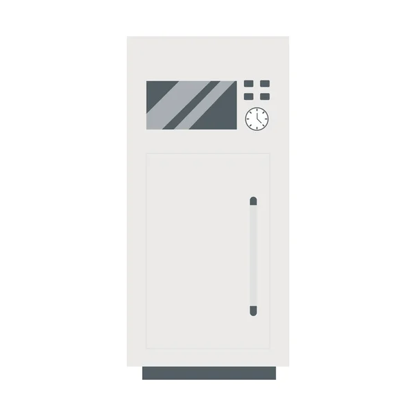 Laboratory Fridge Cabinet Semi Flat Color Vector Object Industrial Refrigeration — Stockvector