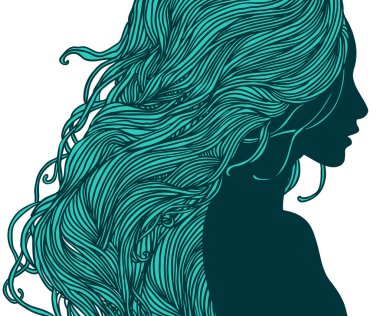 genç ve güzel kadın portresi