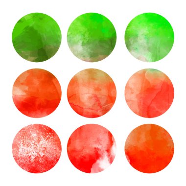 suluboya el boyalı daire şekli