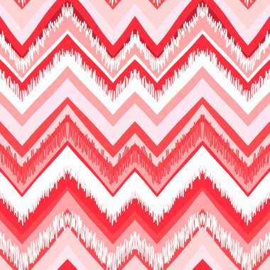 retro renkleri etnik zikzak desen