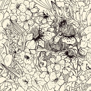 Kusursuz çiçek deseni