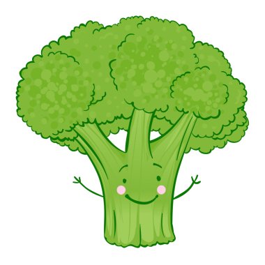 komik sebze vektör Icon set