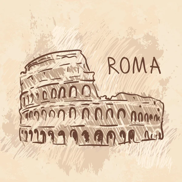 Colosseum, rome, Italië — Stockvector