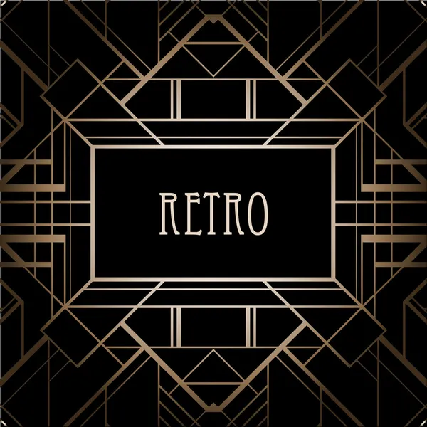 Fundo vintage. Estilo de 1920 —  Vetores de Stock