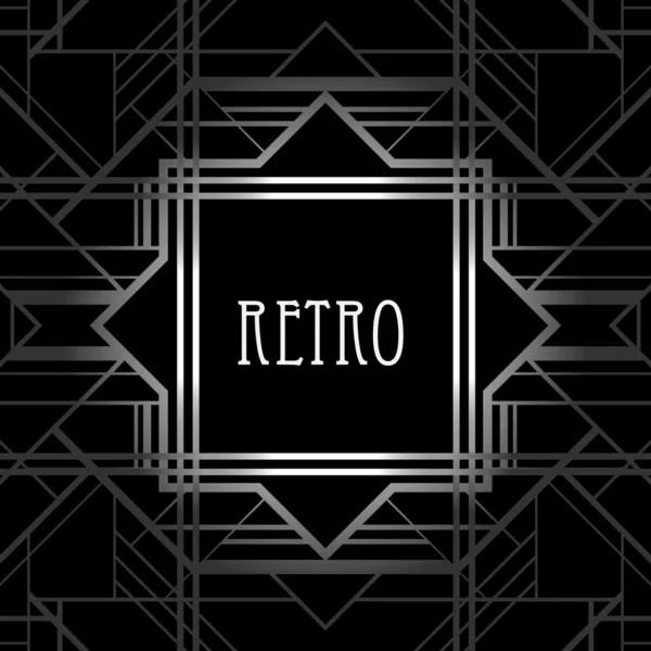 Fondo vintage. Estilo 1920. — Vector de stock