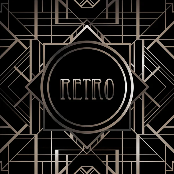 Fundo vintage. Estilo de 1920 — Vetor de Stock