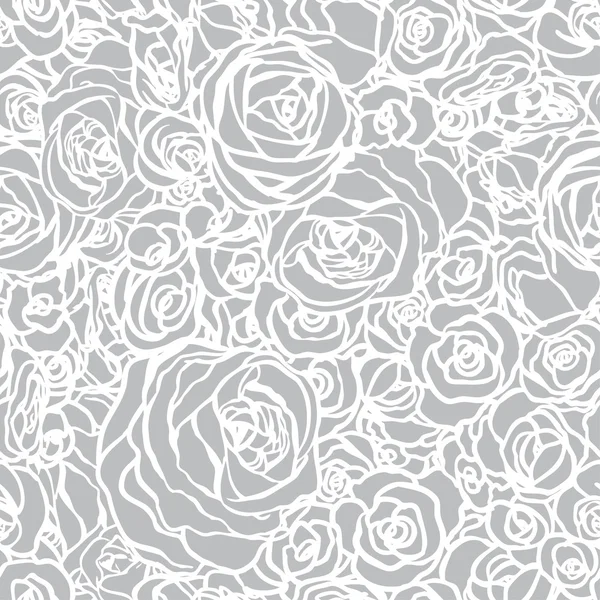 Roses modèle sans couture — Image vectorielle