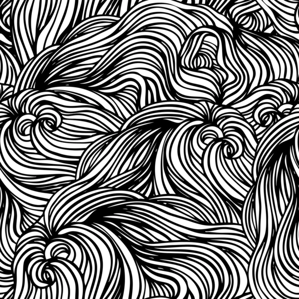 Patrón abstracto blanco y negro — Vector de stock