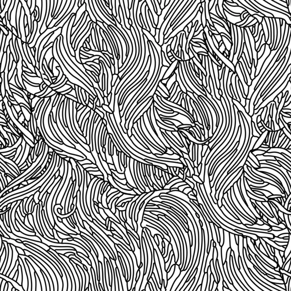 黒と白の抽象的なパターン — ストックベクタ