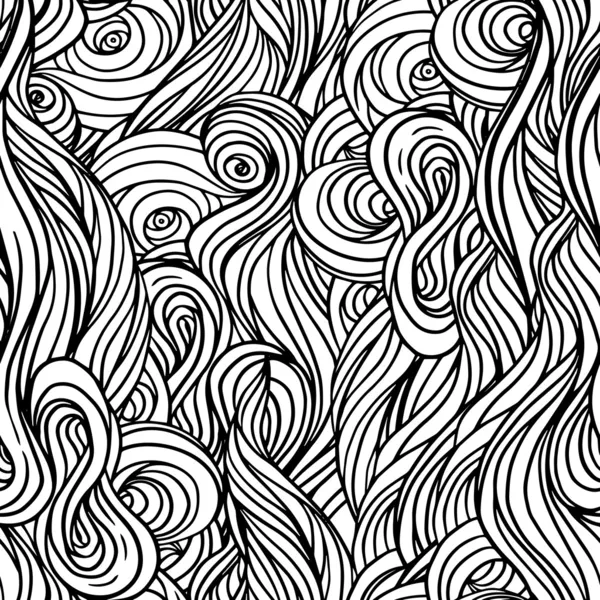 Padrão abstrato, fundo de ondas. Padrão sem costura —  Vetores de Stock