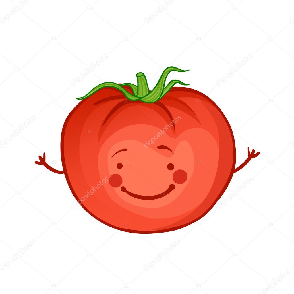 Funny vegetables vector icon set