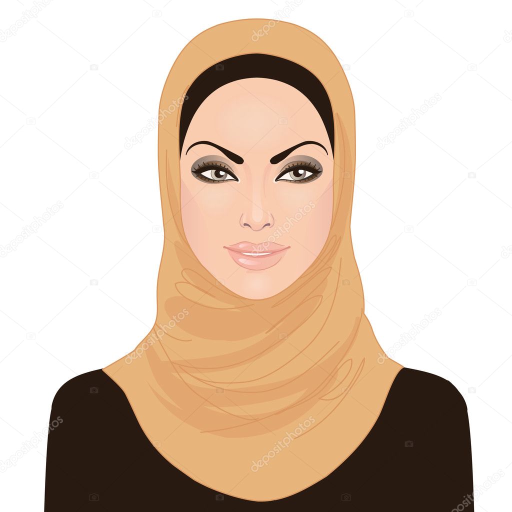 Muslim beautiful girl in hijab