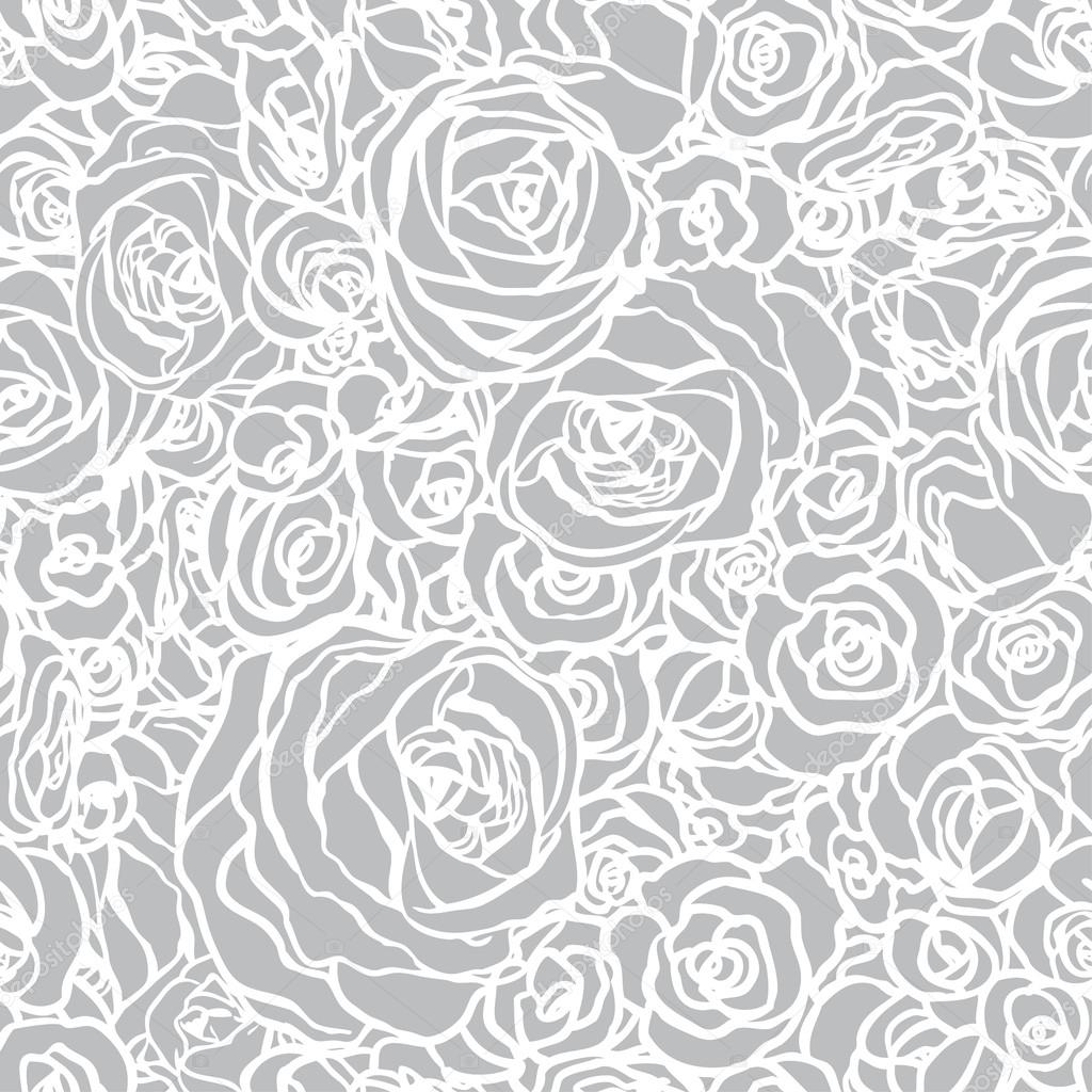 Roses Seamless Pattern — Stock Vector © Vgorbash 37529289