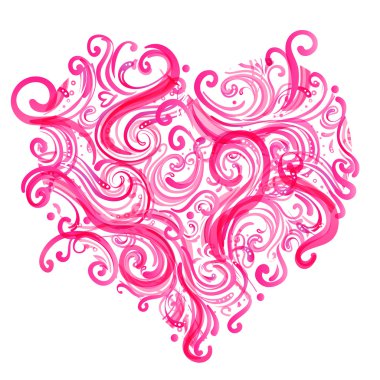 güzel pembe swirls arka plan.