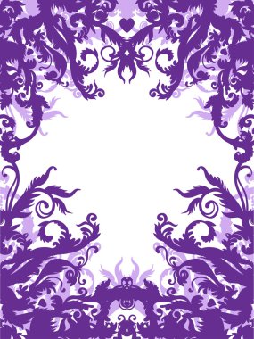 antika arka plan barok süslü tasarlamak