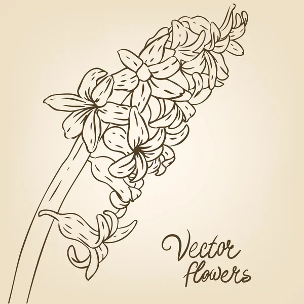 Фон з квітами — стоковий вектор